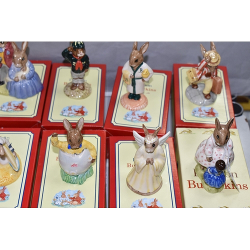 539 - SIXTEEN BOXED ROYAL DOULTON BUNNYKINS, comprising Dollie Bunnykins 'Playtime' DB8, Santa Bunnykins '... 