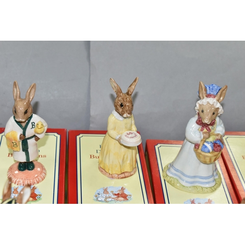 541 - SIXTEEN BOXED ROYAL DOULTON BUNNYKINS, comprising  Santa Bunnykins 'Happy Christmas' DB17, Mrs Bunny... 