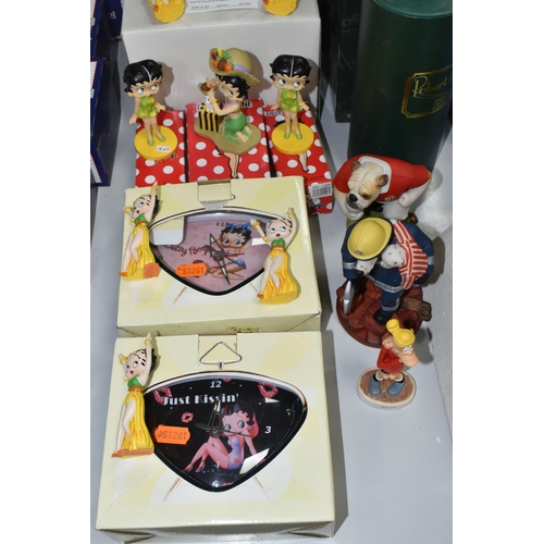 549 - A GROUP OF BETTY BOOP AND OTHER COLLECTABLES, comprising a boxed Wade Betty Boop Jubilee 2002 limite... 