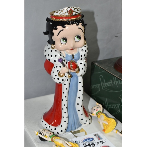 549 - A GROUP OF BETTY BOOP AND OTHER COLLECTABLES, comprising a boxed Wade Betty Boop Jubilee 2002 limite... 