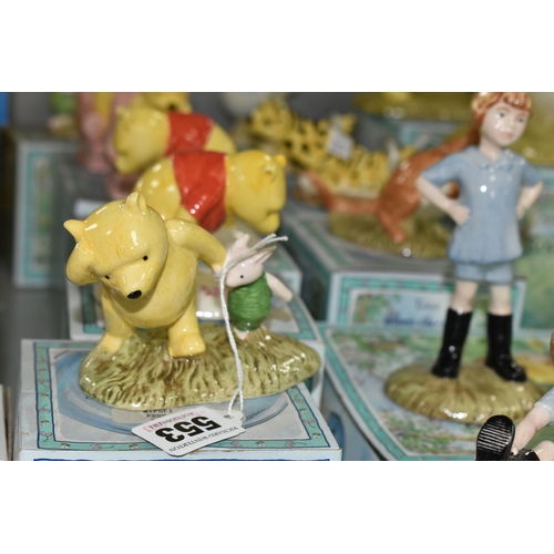 553 - SEVENTEEN BOXED ROYAL DOULTON 'THE WINNIE THE POOH' COLLECTION FIGURES, comprising Pooh and Piglet -... 