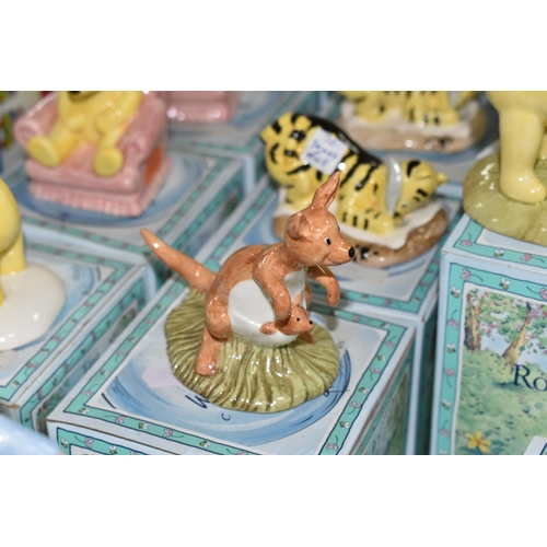 553 - SEVENTEEN BOXED ROYAL DOULTON 'THE WINNIE THE POOH' COLLECTION FIGURES, comprising Pooh and Piglet -... 