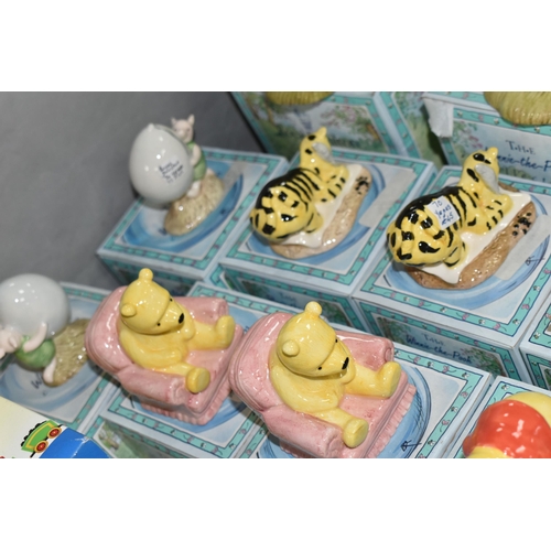 553 - SEVENTEEN BOXED ROYAL DOULTON 'THE WINNIE THE POOH' COLLECTION FIGURES, comprising Pooh and Piglet -... 