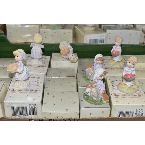 555 - FIVE BOXES AND LOOSE FIGURES AND ORNAMENTS, many with boxes, to include a quantity of Hallmark Colle... 