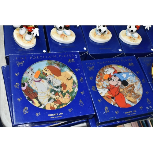 558 - SIXTEEN BOXED KENLEYS LTD. WALT DISNEY'S PORCELAIN FIGURES, comprising two 'Pinocchio Going To Schoo... 