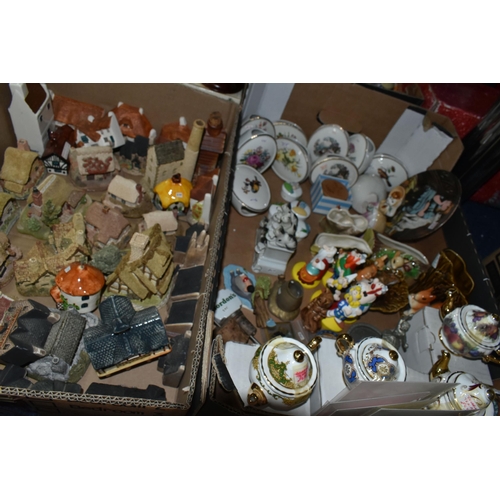 571 - SEVEN BOXES OF ASSORTED FIGURINES, to include Teddy In Transit bears, Sandringham bears, Cherished T... 