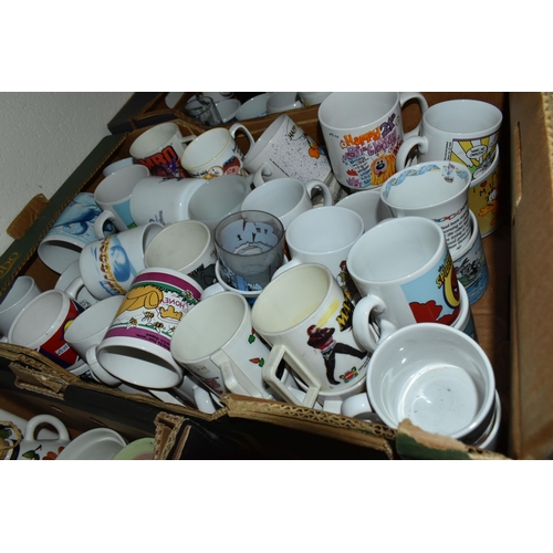 621 - SEVEN BOXES OF ASSORTED CERAMICS ETC to include Hornsea, Prinknash, Tremar, Dave Wallbridge, Royal W... 