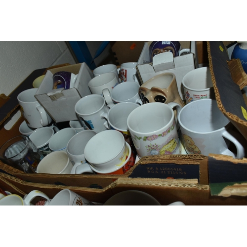 621 - SEVEN BOXES OF ASSORTED CERAMICS ETC to include Hornsea, Prinknash, Tremar, Dave Wallbridge, Royal W... 