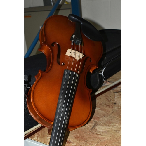 625 - A SELMER ARISTOCRAT VIOLIN, MODEL AR204, approximate length of back 36cm, total length approximately... 