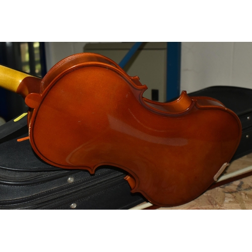 625 - A SELMER ARISTOCRAT VIOLIN, MODEL AR204, approximate length of back 36cm, total length approximately... 