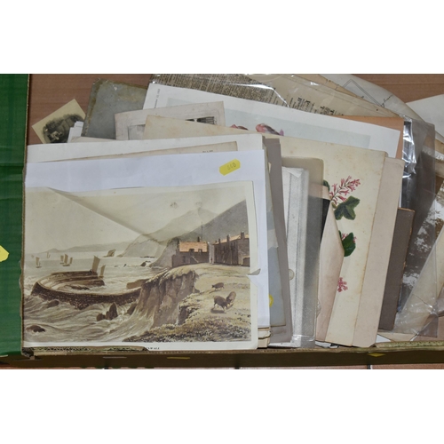 640 - TWO BOXES OF PICTURES AND PRINTS ETC, to include Michelle Pearson Cooper - a study of a Springer Spa... 