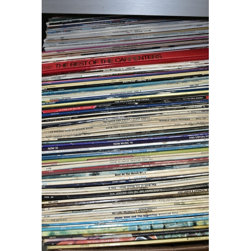 694 - TWO BOXES OF LP AND 45RPM RECORDS FROM 1960'S AND 1970'S, comprising over one hundred and fifty 45rp... 