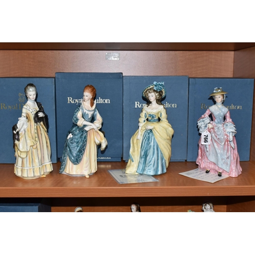 766 - FOUR BOXED ROYAL DOULTON 'GAINSBOROUGH LADIES' FIGURINES, comprising Mary Countess Howe HN3007 no 28... 