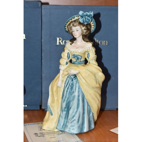 766 - FOUR BOXED ROYAL DOULTON 'GAINSBOROUGH LADIES' FIGURINES, comprising Mary Countess Howe HN3007 no 28... 