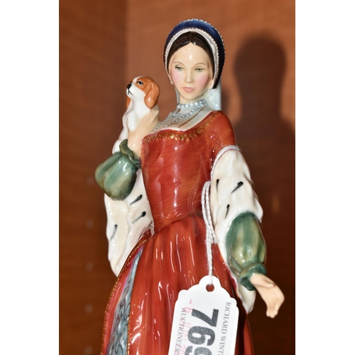 769 - A ROYAL DOULTON 'ANNE BOLEYN' FIGURINE, HN3232, limited edition, numbered 2125/9500, with certificat... 