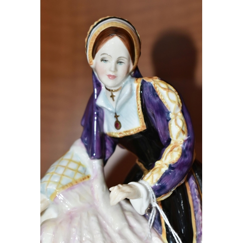 770 - A ROYAL DOULTON 'CATHERINE HOWARD' FIGURINE, HN3449, limited edition, numbered 698/9500, with certif... 