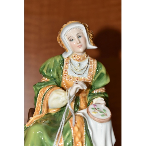 771 - A ROYAL DOULTON 'ANNE OF CLEEVES' FIGURINE, HN3356, limited edition, numbered 573/9500, with certifi... 