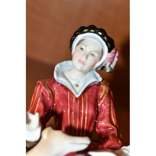 772 - A ROYAL DOULTON 'CATHERINE PARR' FIGURINE, HN3450, limited edition, numbered 1243/9500, with certifi... 