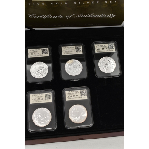 219 - SILVER SET LOOSE COINS ETC, to include a First WW Allies silver set a .999 silver slabbed UK year of... 