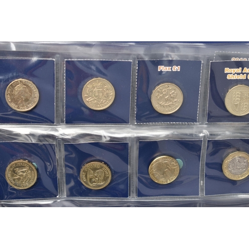 225 - A QUANTITY OF COINS AND COIN ALBUMS, to include a four x Two Pound slabbed coin display Alexander Gr... 