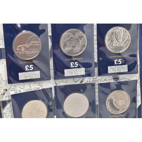 225 - A QUANTITY OF COINS AND COIN ALBUMS, to include a four x Two Pound slabbed coin display Alexander Gr... 