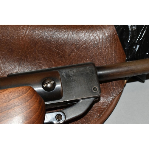 635 - A .22'' WEIHRAUCH HW 35 AIR RIFLE, serial number 124206, fitted with a Sterling Silver Crown 3.9x40 ... 