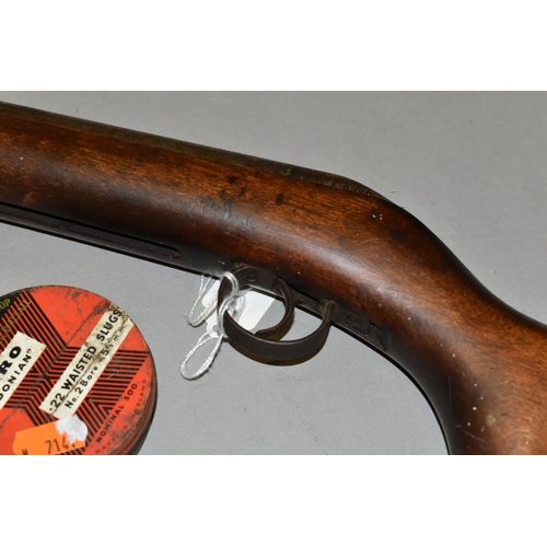 658 - A .177'' B.S.A. CADET AIR RIFLE, serial number BC11505, it has lost most of its original finish, it ... 