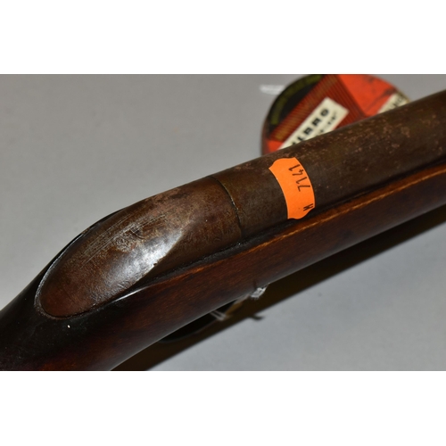 658 - A .177'' B.S.A. CADET AIR RIFLE, serial number BC11505, it has lost most of its original finish, it ... 