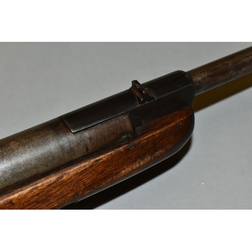 658 - A .177'' B.S.A. CADET AIR RIFLE, serial number BC11505, it has lost most of its original finish, it ... 