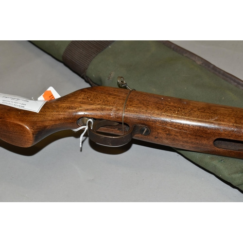 669 - A .22 '' MK 3 WEBLEY & SCOTT LEVER ACTION SPRING OPERATED AIR RIFLE, serial number A1478, it is in w... 