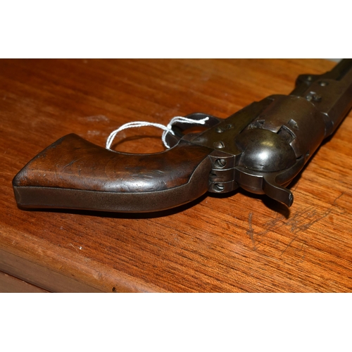 671 - AN ANTIQUE .36'' NAVY COLT, bearing the London factory address, serial number 16904, it fails to hol... 