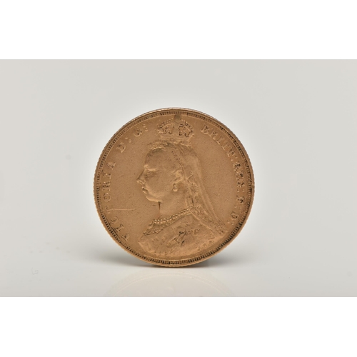 131 - A FULL GOLD SOVEREIGN VICTORIA 1887 .216 fine, 22ct, 22.5mm diameter, 7.98 grams