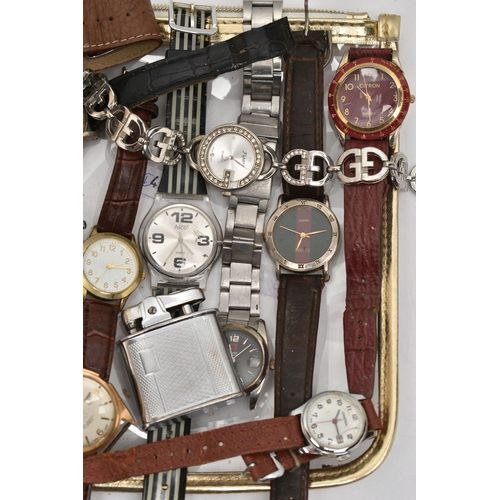 150 - AN ASSORTMENT OF WRISTWATCHES, names to include 'Everite, Hanowa, King Quartz, Auriol, Swiss Army Re... 