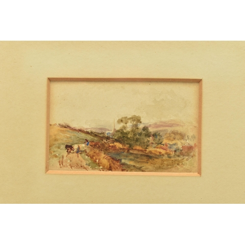 301 - CIRCLE OF ROBERT BRANDARD (1805-1862) THREE LANDSCAPE STUDIES, unsigned, watercolours on paper, appr... 