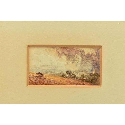 301 - CIRCLE OF ROBERT BRANDARD (1805-1862) THREE LANDSCAPE STUDIES, unsigned, watercolours on paper, appr... 