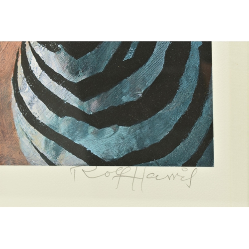 331 - ROLF HARRIS (AUSTRALIA 1930-2023) 'YOUNG ZEBRA', a signed limited edition print on paper, 42/195, wi... 