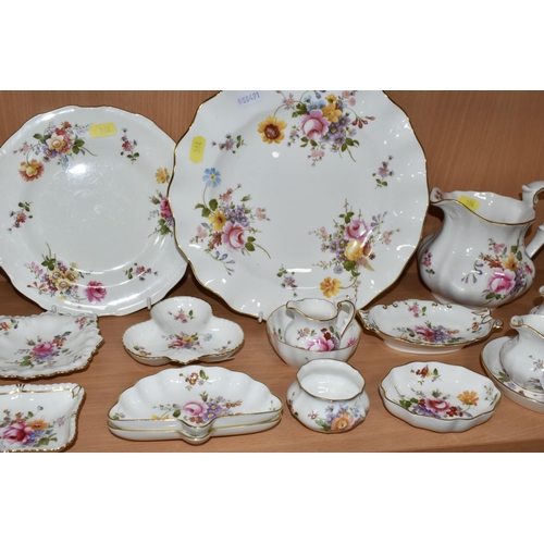 364 - A GROUP OF ROYAL CROWN DERBY 'DERBY POSIES' PATTERN GIFTWARE, comprising three boxed pin dishes comm... 