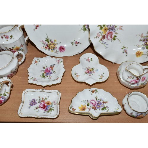 364 - A GROUP OF ROYAL CROWN DERBY 'DERBY POSIES' PATTERN GIFTWARE, comprising three boxed pin dishes comm... 