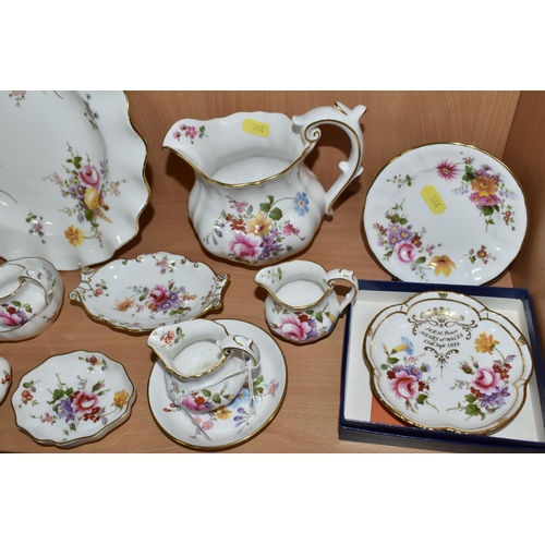 364 - A GROUP OF ROYAL CROWN DERBY 'DERBY POSIES' PATTERN GIFTWARE, comprising three boxed pin dishes comm... 