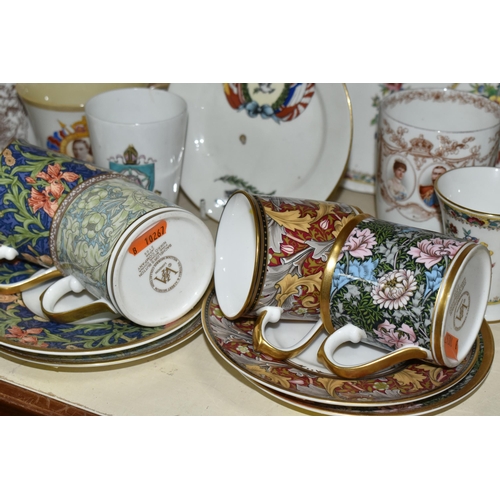 404 - A COLLECTION OF CERAMICS, to include a Shelley cream jug pattern no 2328 (tiny chip to lip), a silve... 