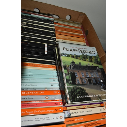 453 - SIX BOXES OF BOOKS containing approximately 210-215 miscellaneous titles in hardback and paperback f... 