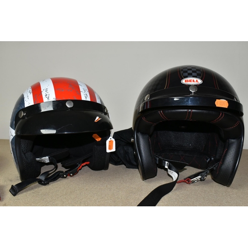 466 - TWO MOTORBIKE HELMETS, comprising a Bell Custom 500 RSD special edition helmet, size XXL/63cm-64cm (... 