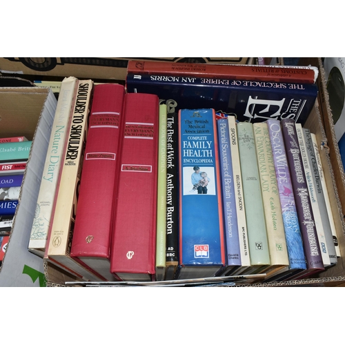 476 - Six Boxes of BOOKS containing approximately 155-160 miscellaneous titles in hardback and paperback f... 