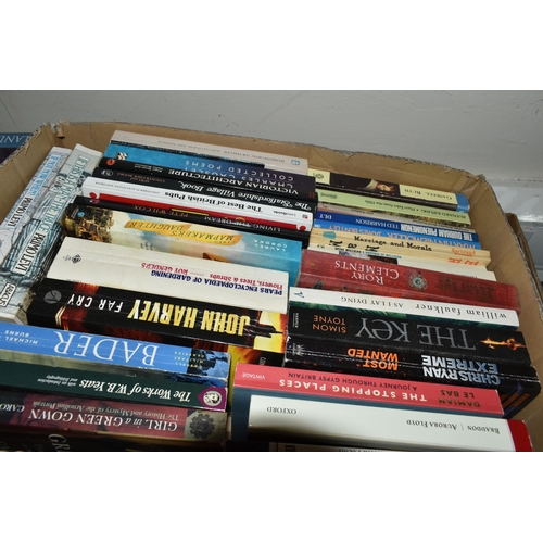 476 - Six Boxes of BOOKS containing approximately 155-160 miscellaneous titles in hardback and paperback f... 