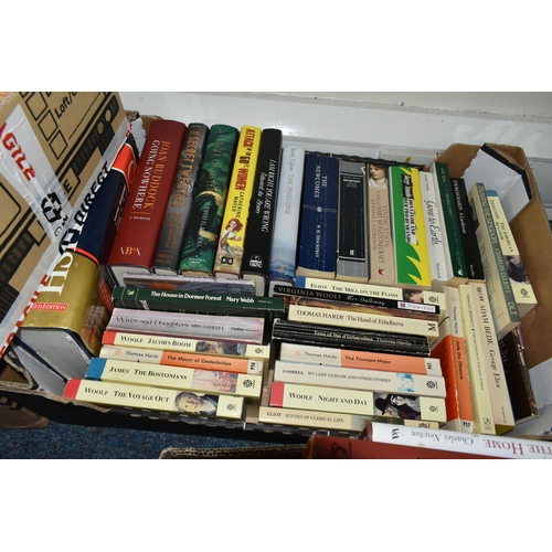 476 - Six Boxes of BOOKS containing approximately 155-160 miscellaneous titles in hardback and paperback f... 