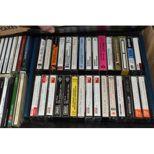 514 - ONE BOX OF CDS, DVDS 45RPM RECORDS AND L.P RECORDS, over sixty L.P records to include artist The Las... 