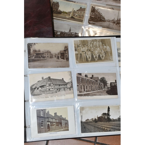 530 - STAFFORDSHIRE POSTCARDS, Three Albums containing 761 early 20th century Postcards of cities, towns, ... 