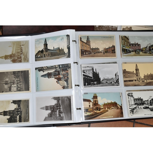 530 - STAFFORDSHIRE POSTCARDS, Three Albums containing 761 early 20th century Postcards of cities, towns, ... 