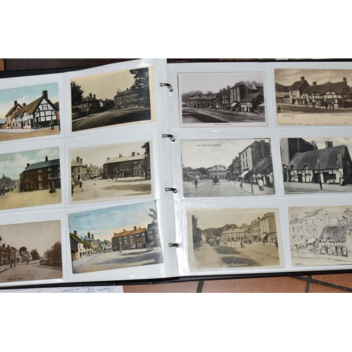 530 - STAFFORDSHIRE POSTCARDS, Three Albums containing 761 early 20th century Postcards of cities, towns, ... 