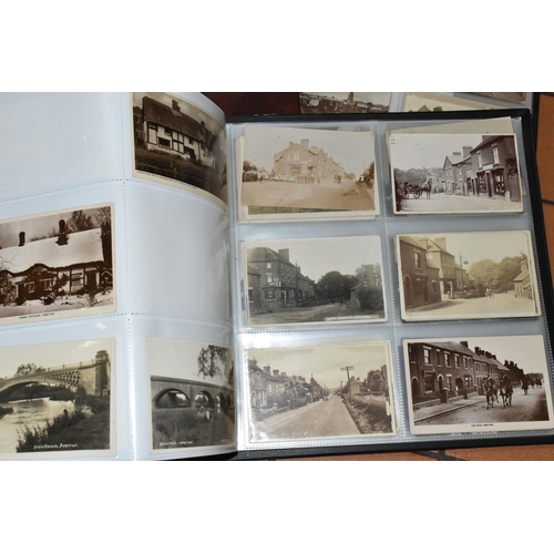 530 - STAFFORDSHIRE POSTCARDS, Three Albums containing 761 early 20th century Postcards of cities, towns, ... 